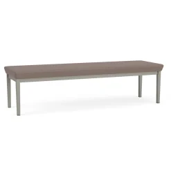 New Castle Steel 3 Seat Bench with Standard Upholstery