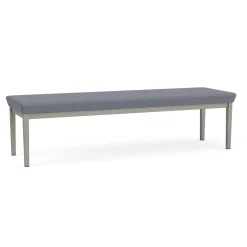 New Castle Steel 3 Seat Bench with Standard Upholstery