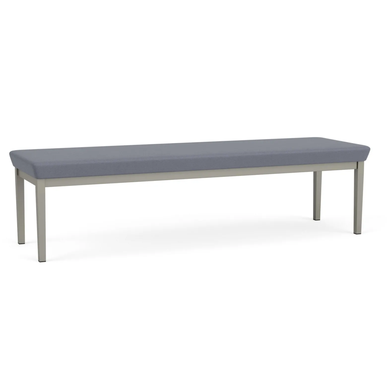 New Castle Steel 3 Seat Bench with Standard Upholstery