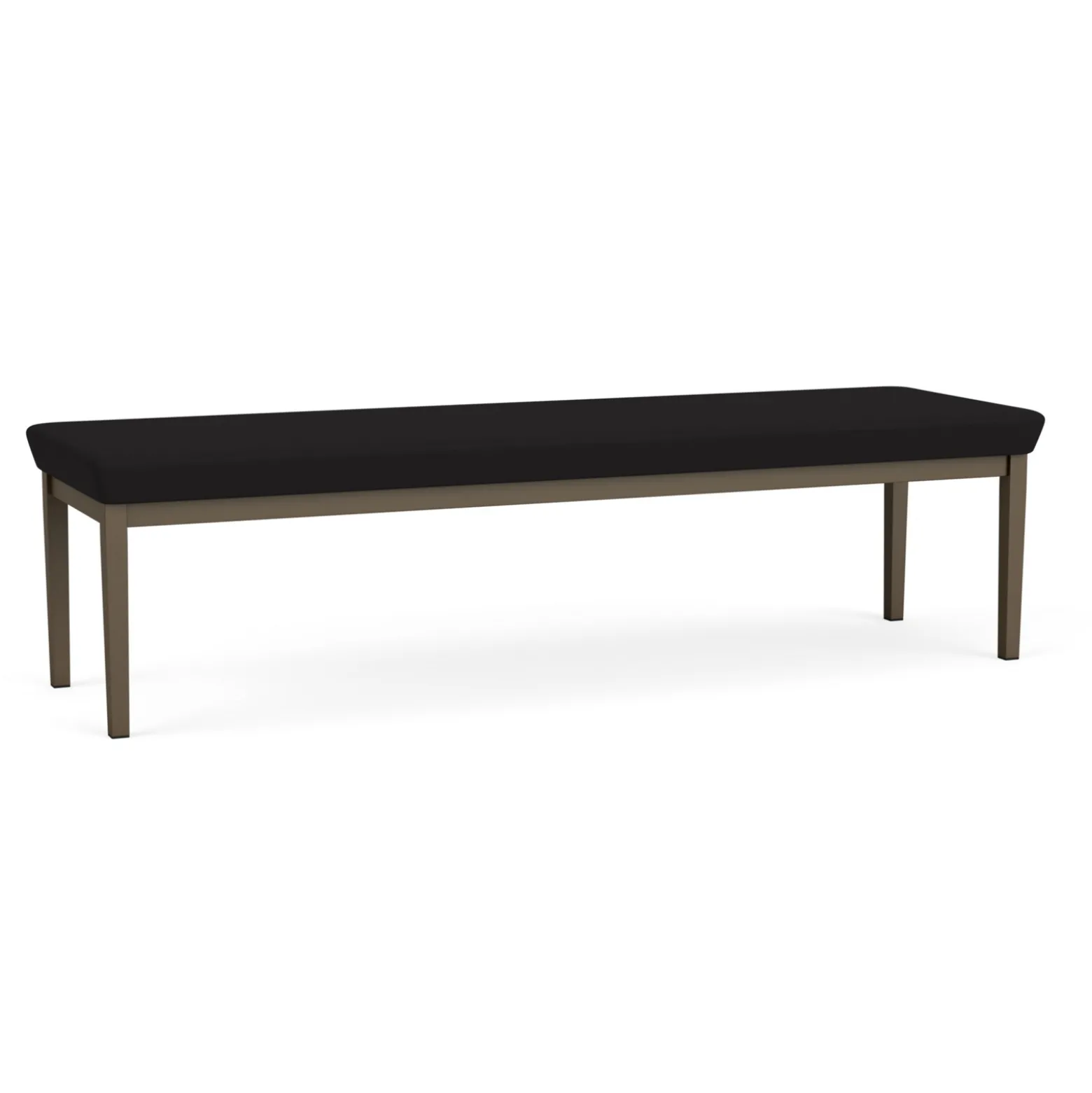 New Castle Steel 3 Seat Bench with Standard Upholstery