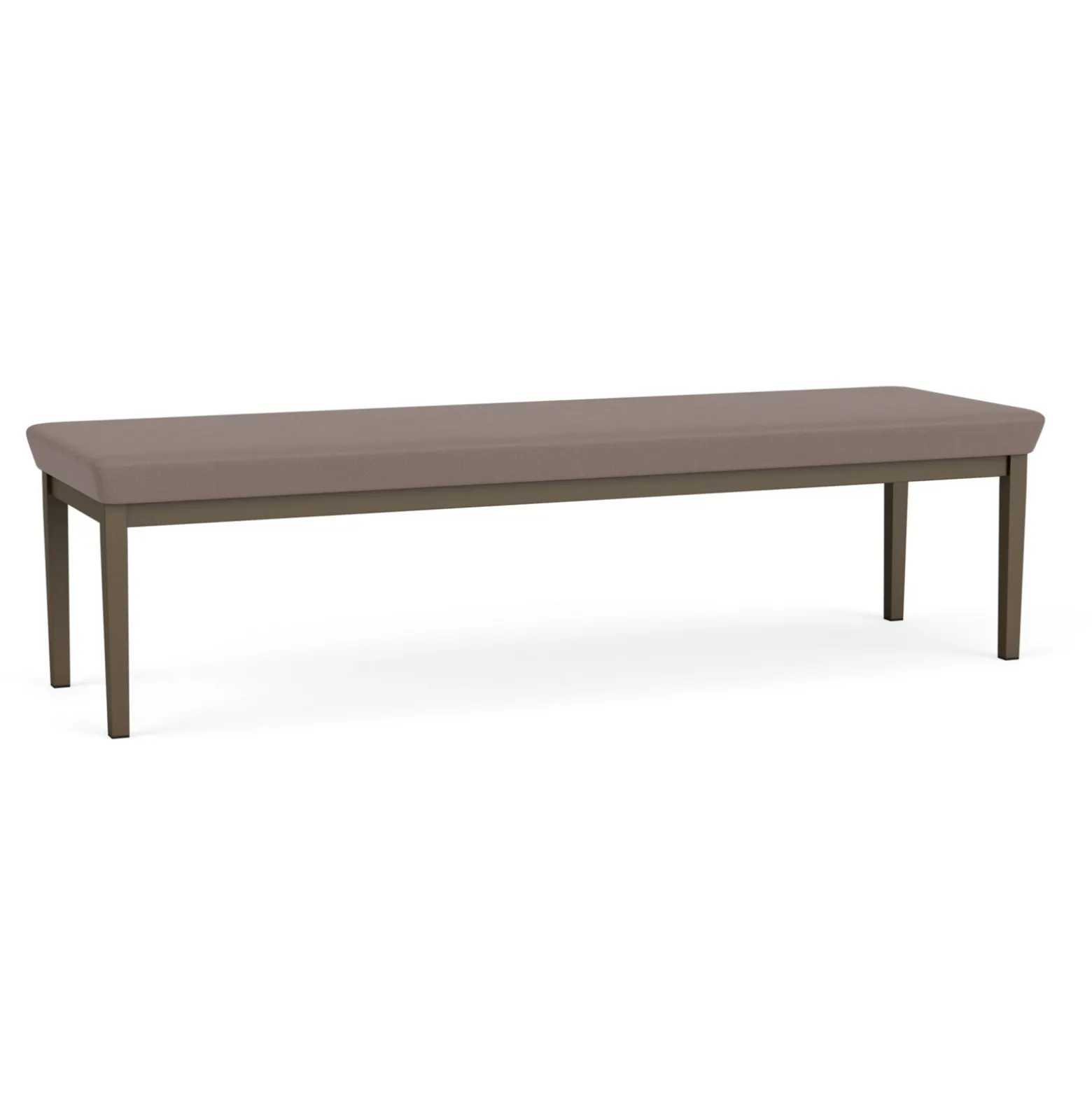 New Castle Steel 3 Seat Bench with Standard Upholstery