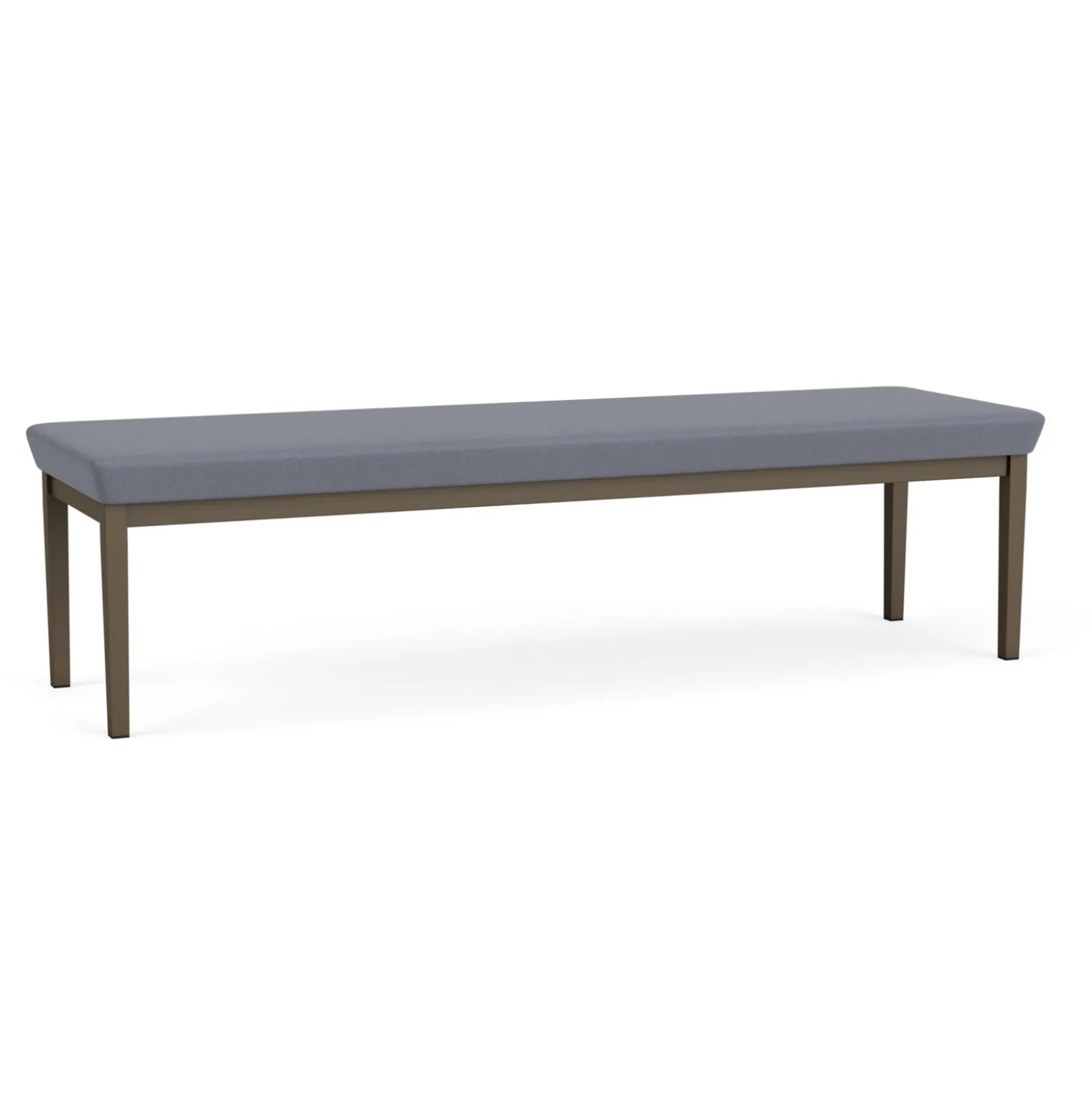 New Castle Steel 3 Seat Bench with Standard Upholstery