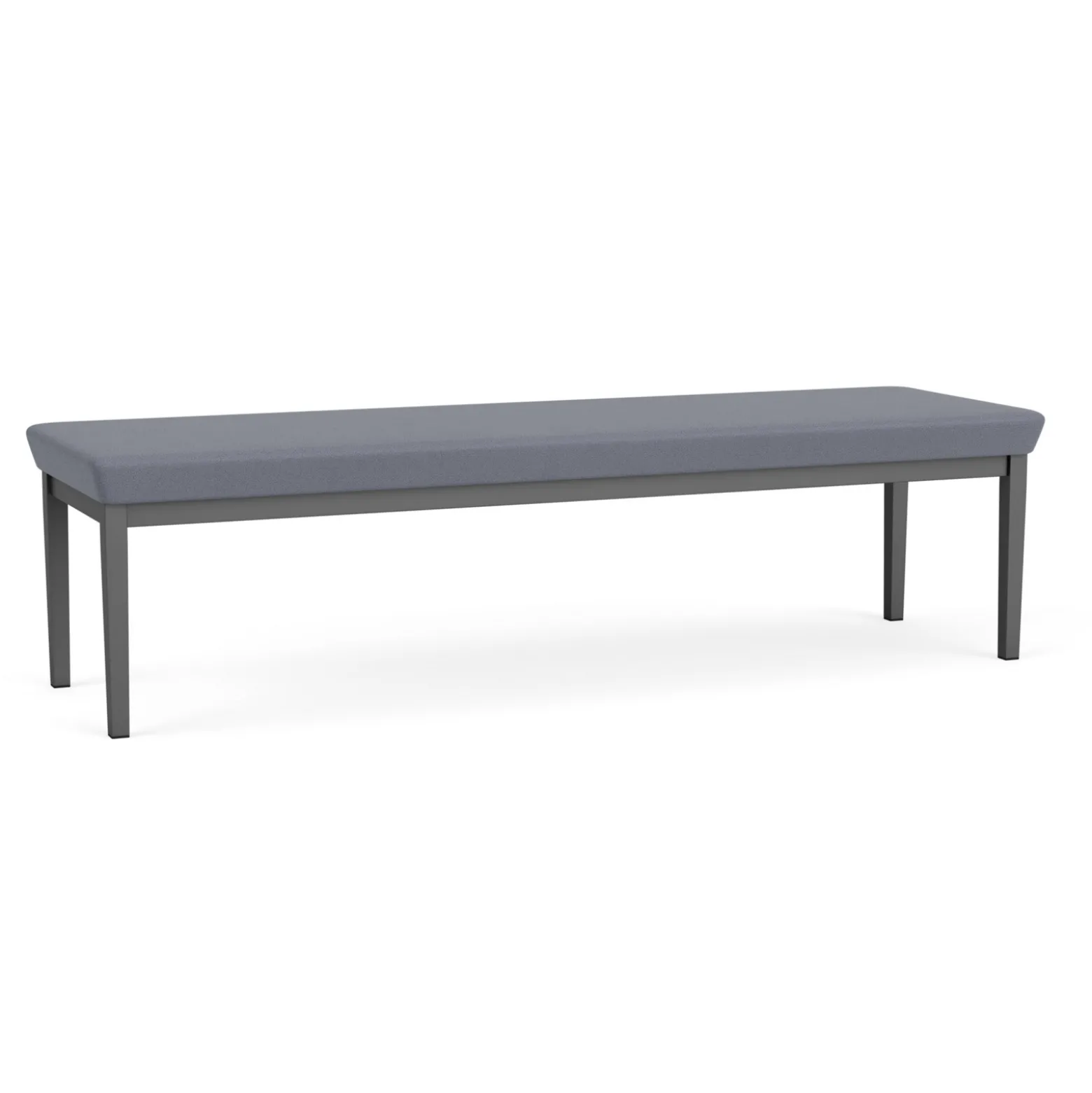 New Castle Steel 3 Seat Bench with Standard Upholstery