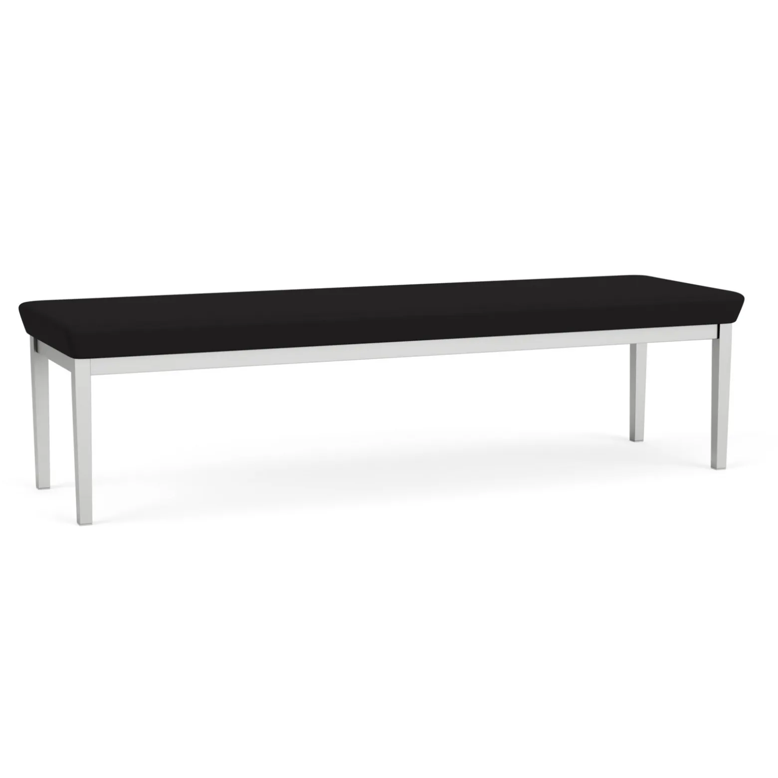New Castle Steel 3 Seat Bench with Standard Upholstery