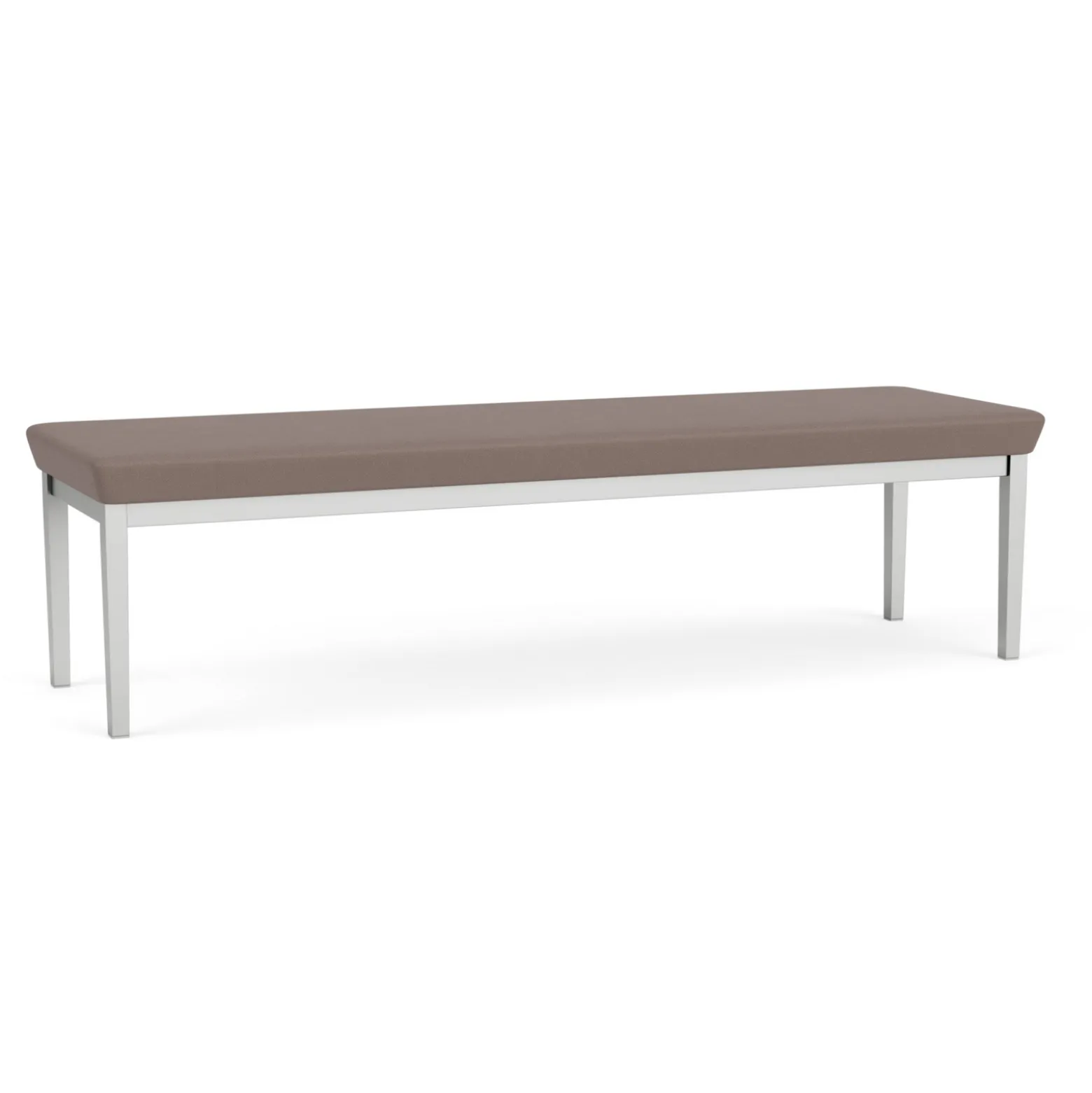 New Castle Steel 3 Seat Bench with Standard Upholstery