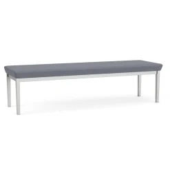 New Castle Steel 3 Seat Bench with Standard Upholstery