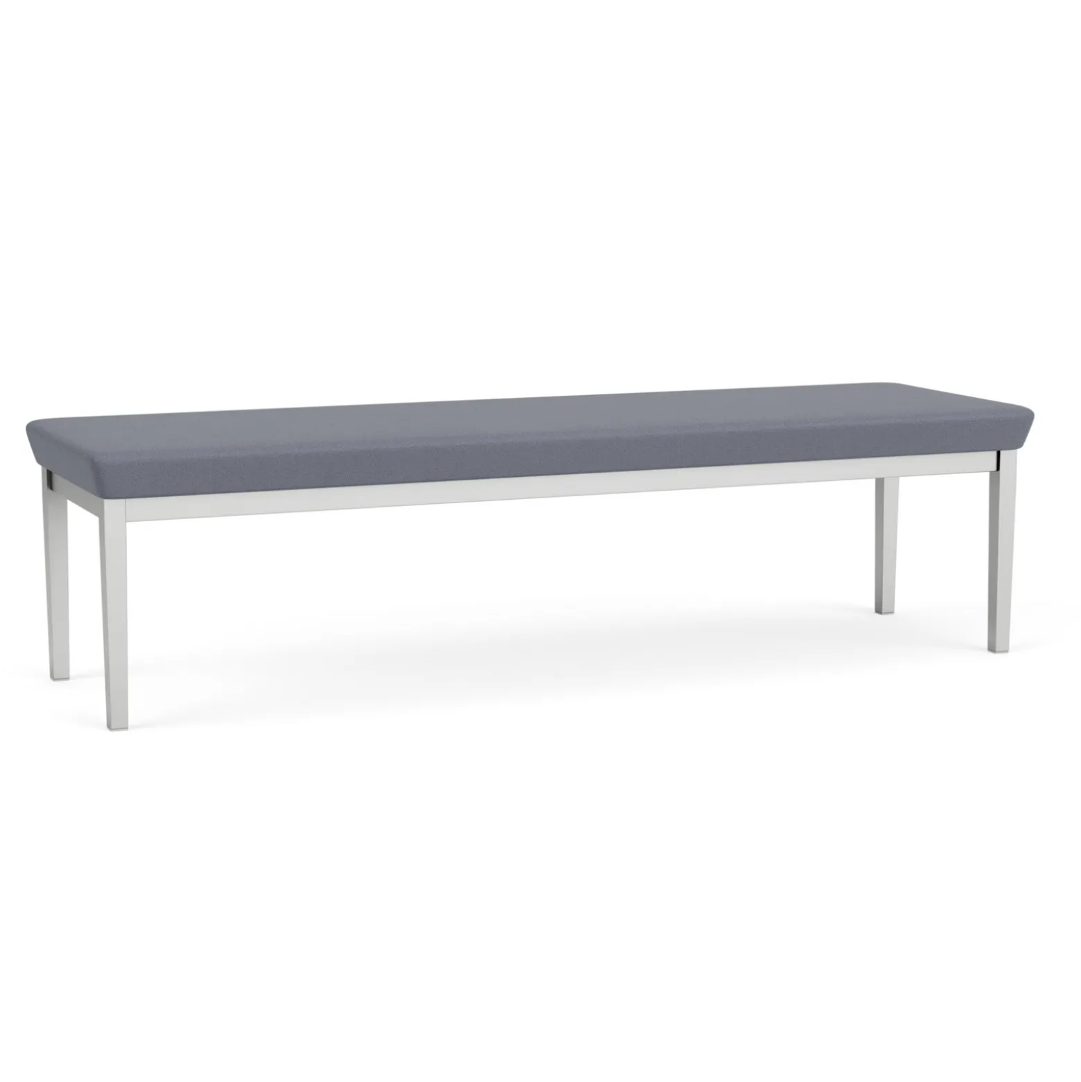 New Castle Steel 3 Seat Bench with Standard Upholstery