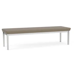 New Castle Steel 3 Seat Bench with Standard Upholstery