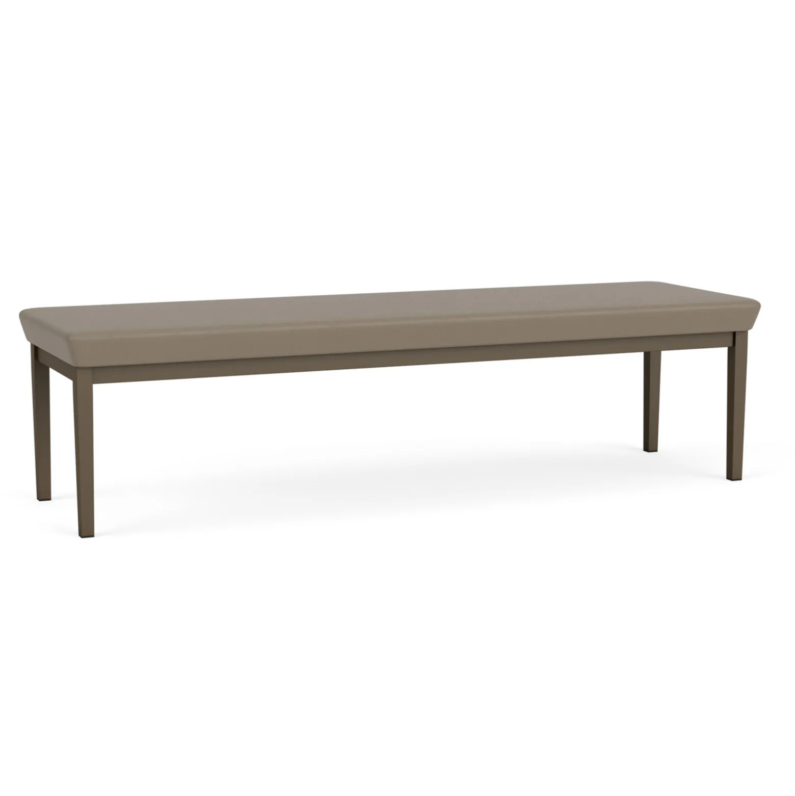 New Castle Steel 3 Seat Bench with Standard Upholstery