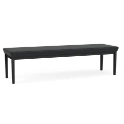 New Castle Steel 3 Seat Bench with Standard Upholstery
