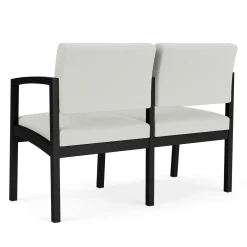 New Castle Steel 2 Seat Sofa with Standard Upholstery