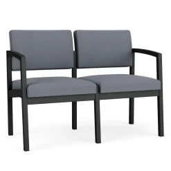 New Castle Steel 2 Seat Sofa with Standard Upholstery