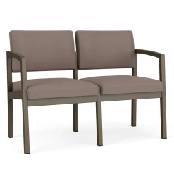 New Castle Steel 2 Seat Sofa with Standard Upholstery
