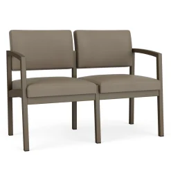 New Castle Steel 2 Seat Sofa with Standard Upholstery