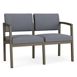 New Castle Steel 2 Seat Sofa with Standard Upholstery