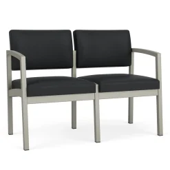 New Castle Steel 2 Seat Sofa with Standard Upholstery