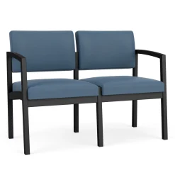 New Castle Steel 2 Seat Sofa with Standard Upholstery
