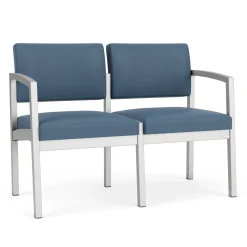 New Castle Steel 2 Seat Sofa with Standard Upholstery