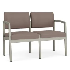 New Castle Steel 2 Seat Sofa with Standard Upholstery