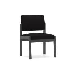 New Castle Steel Armless Guest Chair with Standard Upholstery