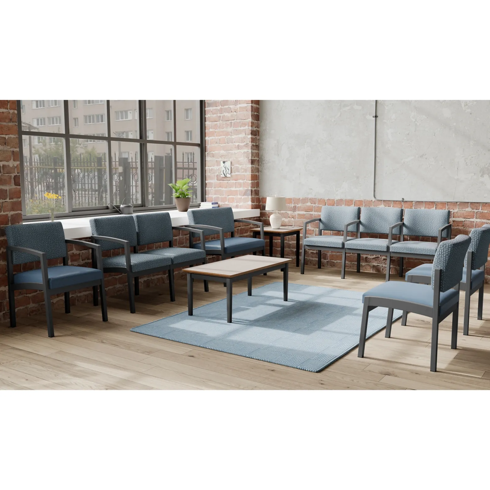 New Castle Steel Bariatric Chair with Standard Upholstery