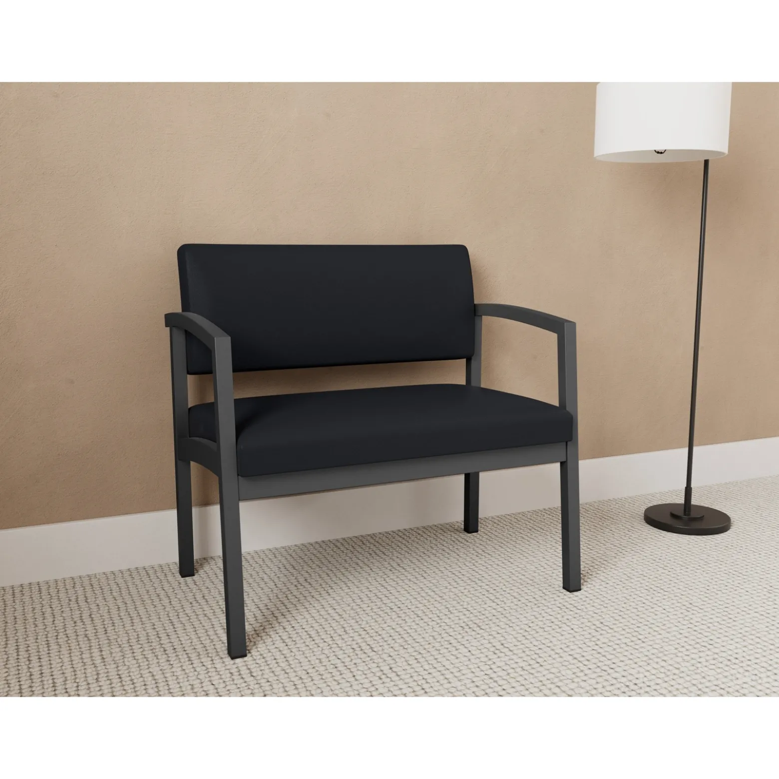 New Castle Steel Bariatric Chair with Standard Upholstery