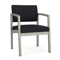 New Castle Steel Guest Chair with Standard Upholstery