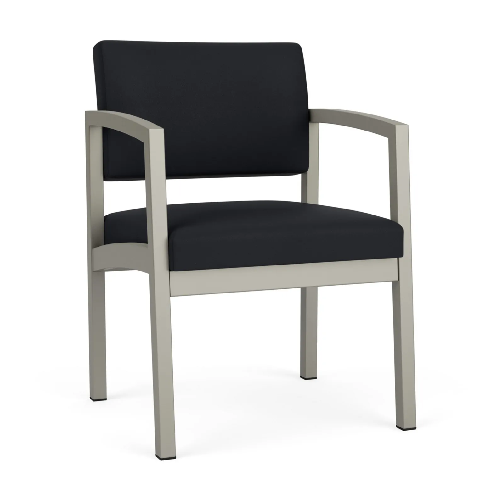 New Castle Steel Guest Chair with Standard Upholstery