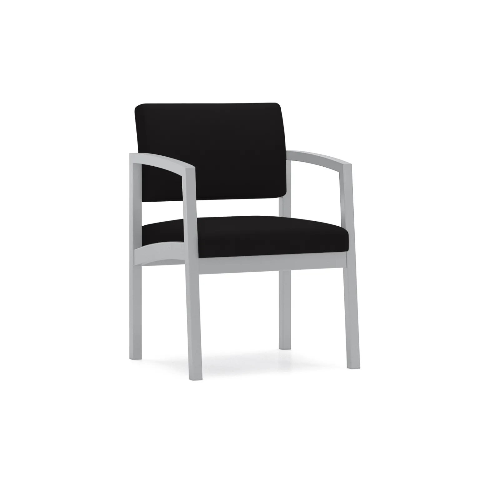 New Castle Steel Guest Chair with Standard Upholstery