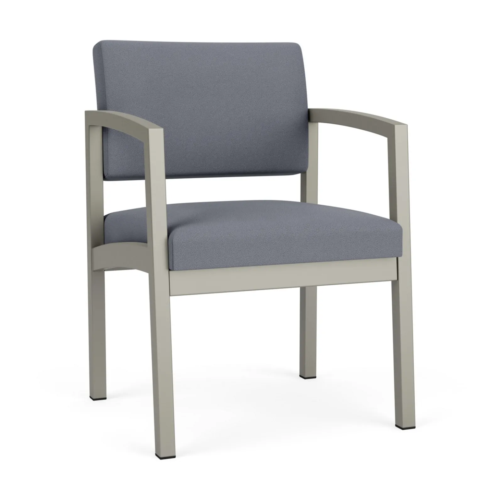 New Castle Steel Guest Chair with Standard Upholstery