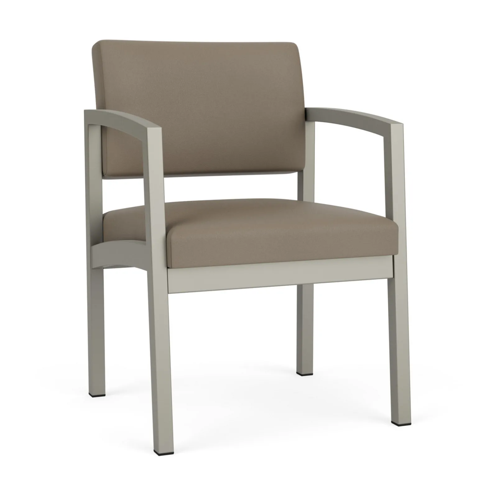 New Castle Steel Guest Chair with Standard Upholstery