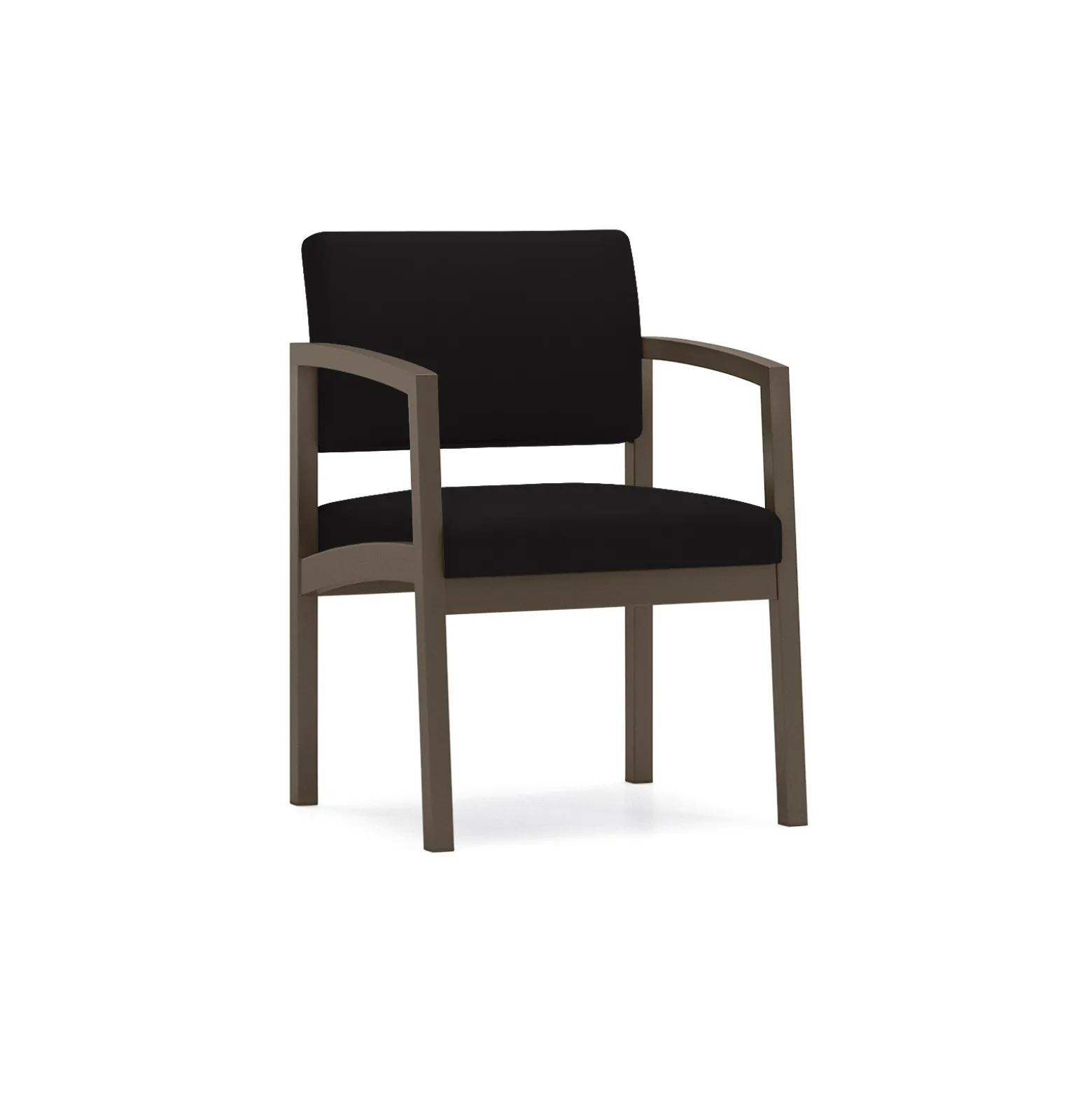 New Castle Steel Guest Chair with Standard Upholstery
