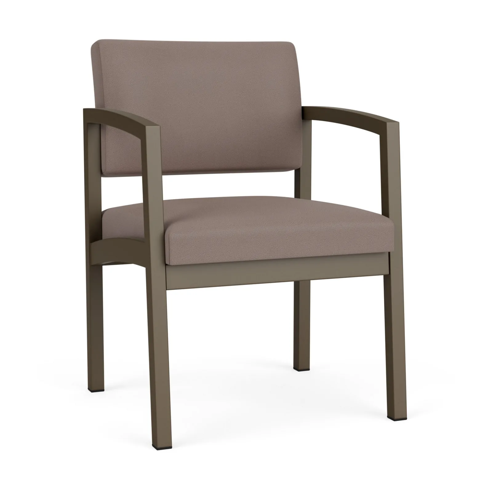 New Castle Steel Guest Chair with Standard Upholstery