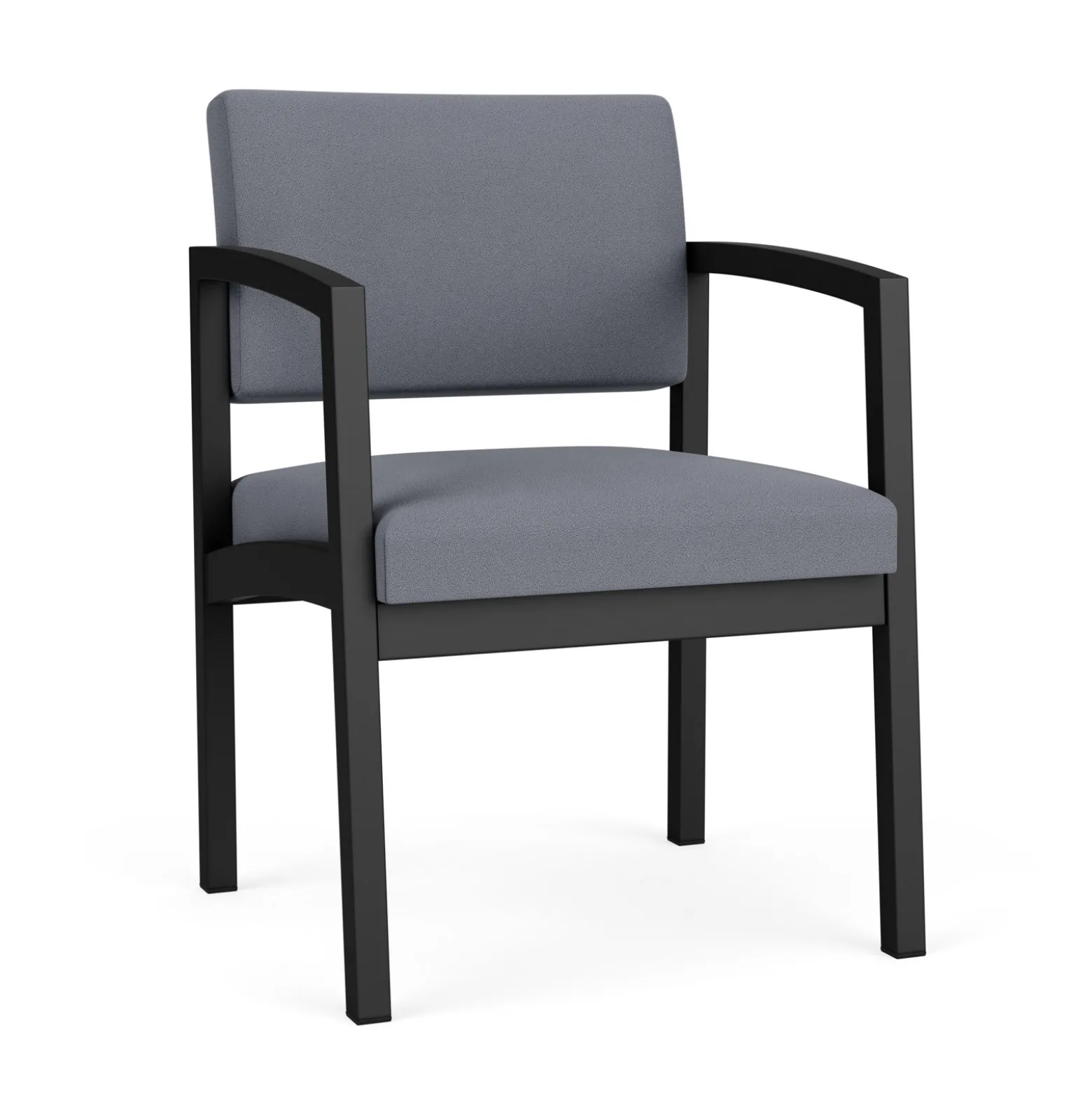 New Castle Steel Guest Chair with Standard Upholstery
