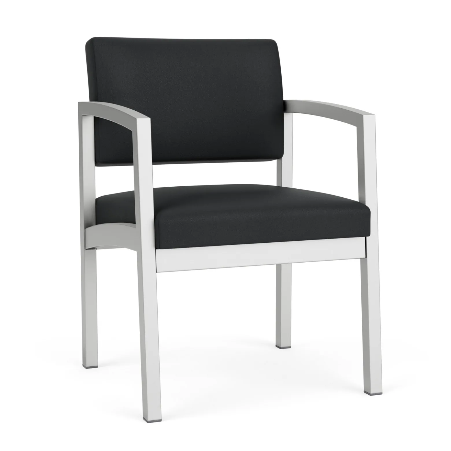 New Castle Steel Guest Chair with Standard Upholstery