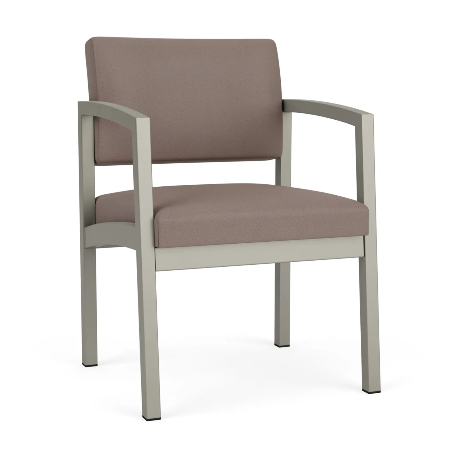 New Castle Steel Guest Chair with Standard Upholstery