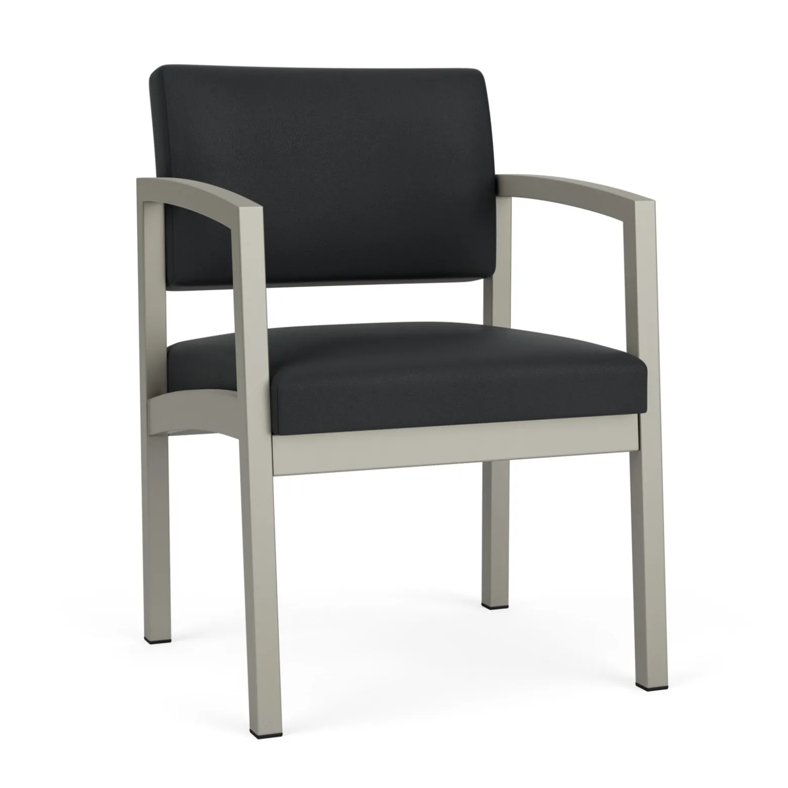New Castle Steel Guest Chair with Standard Upholstery