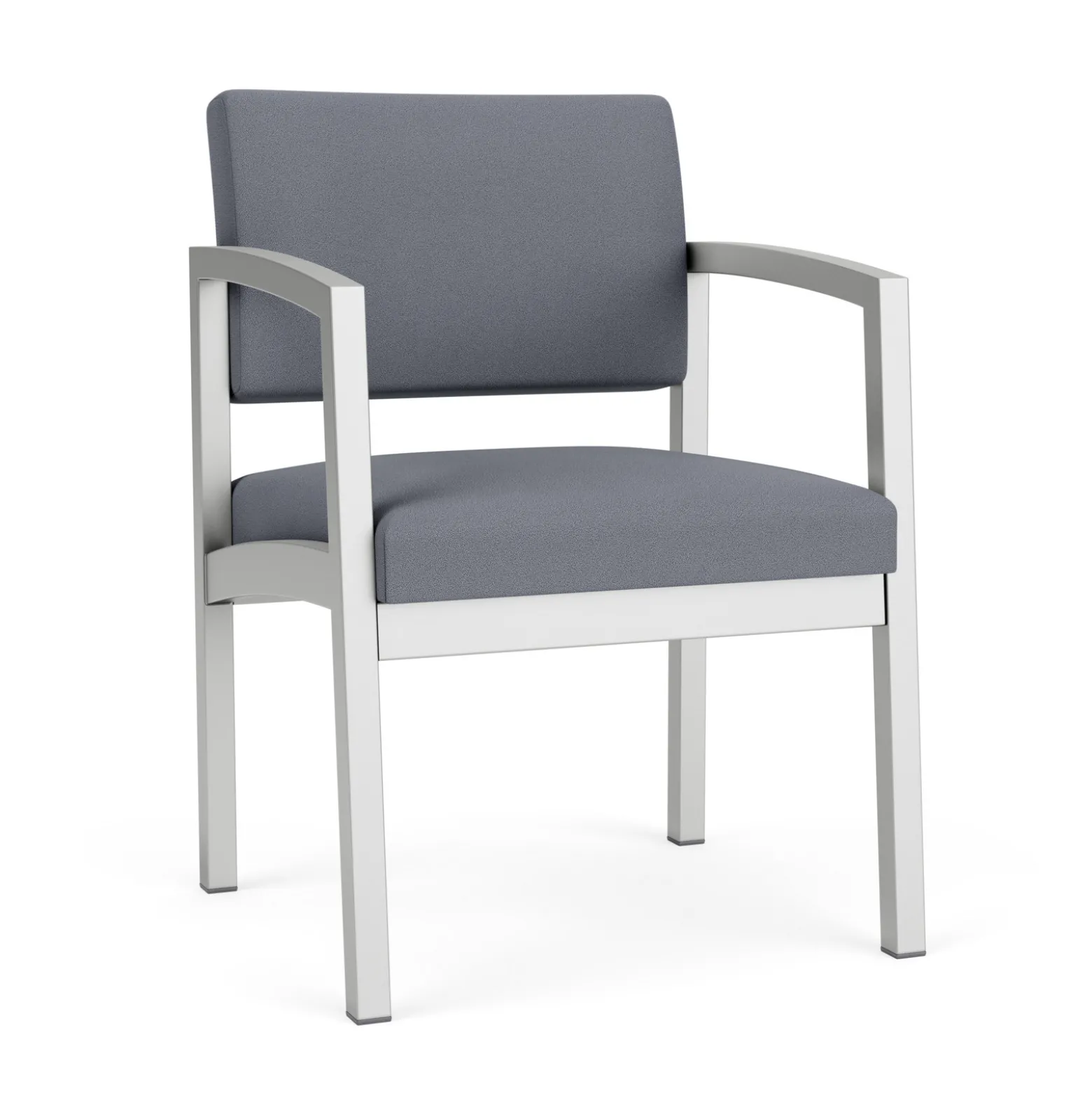 New Castle Steel Guest Chair with Standard Upholstery
