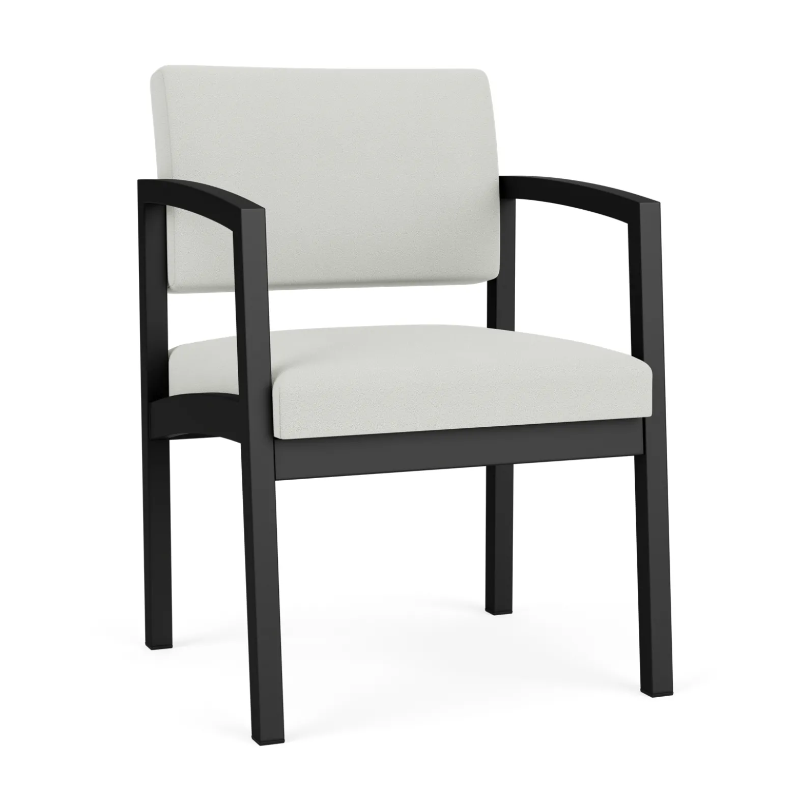 New Castle Steel Guest Chair with Standard Upholstery