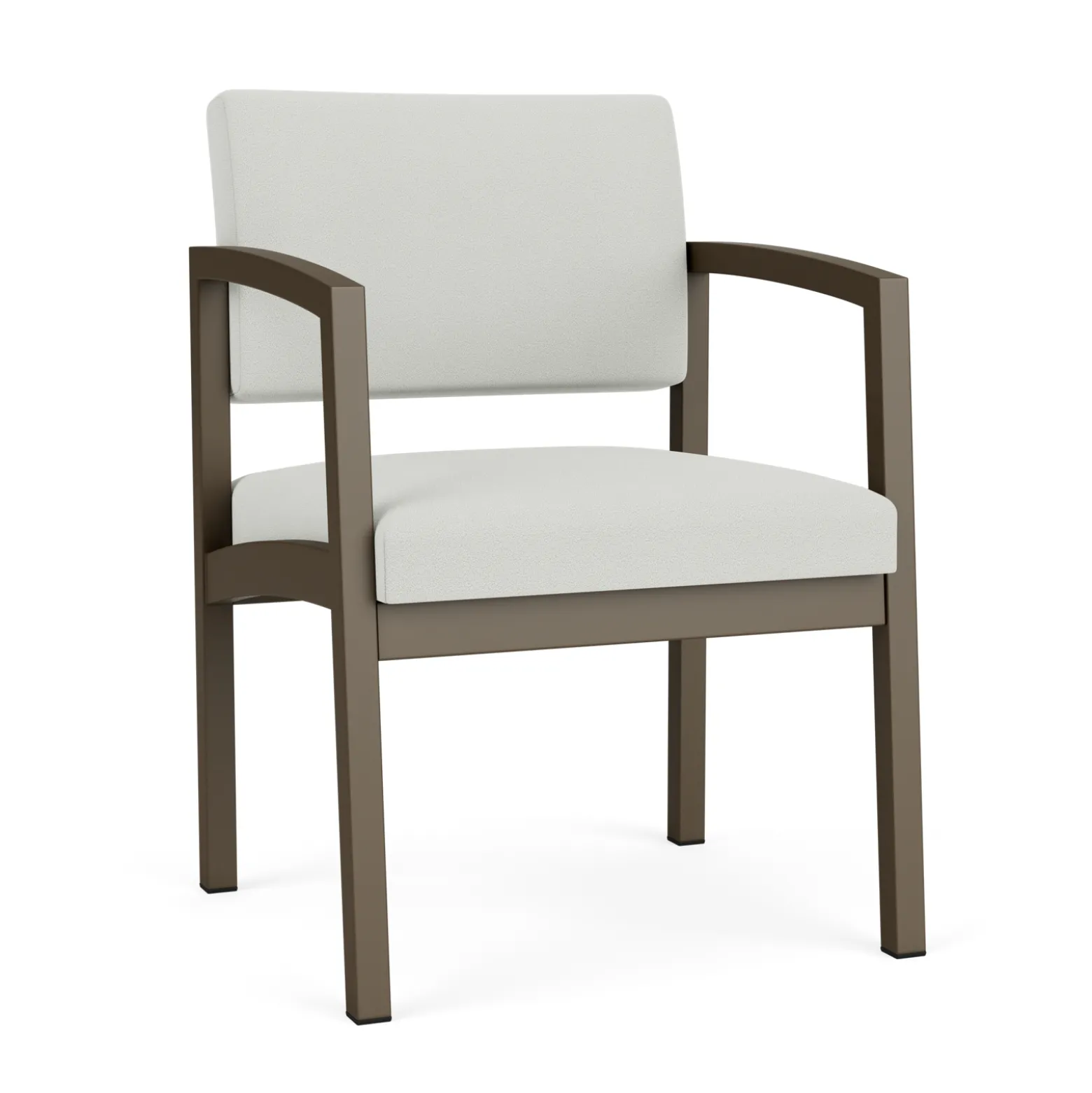 New Castle Steel Guest Chair with Standard Upholstery