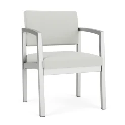 New Castle Steel Guest Chair with Standard Upholstery