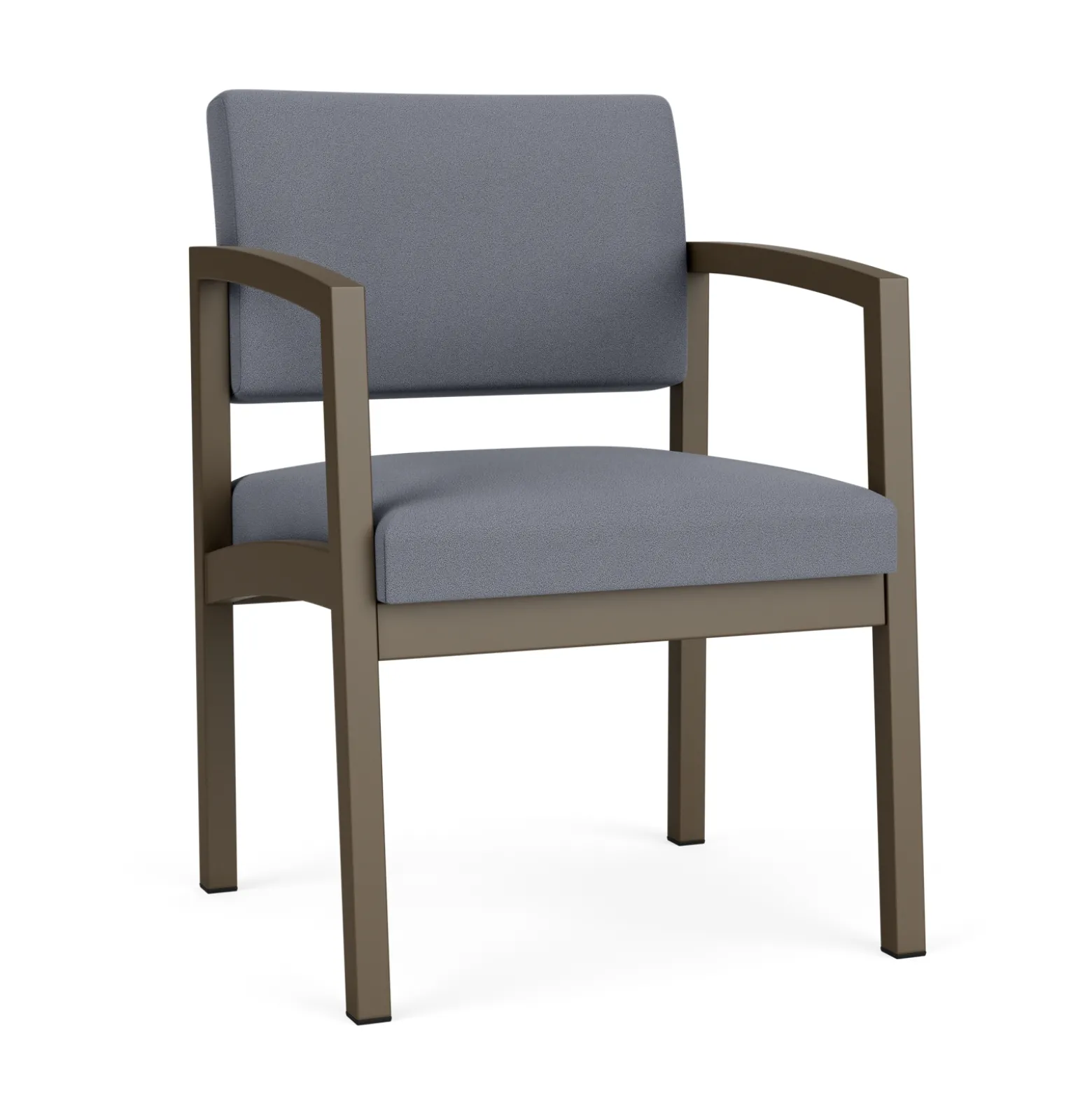New Castle Steel Guest Chair with Standard Upholstery