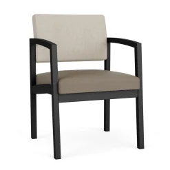 New Castle Steel Guest Chair with Designer Upholstery