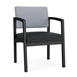 New Castle Steel Guest Chair with Designer Upholstery