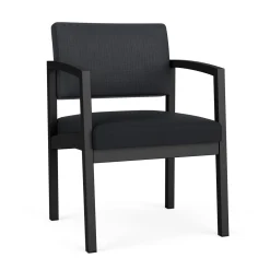 New Castle Steel Guest Chair with Designer Upholstery