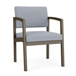 New Castle Steel Guest Chair with Designer Upholstery