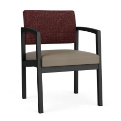 New Castle Steel Guest Chair with Designer Upholstery