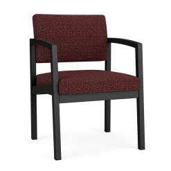 New Castle Steel Guest Chair with Designer Upholstery