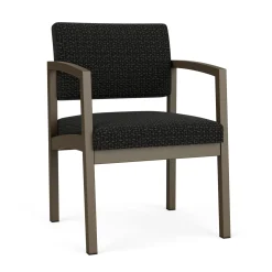 New Castle Steel Guest Chair with Designer Upholstery