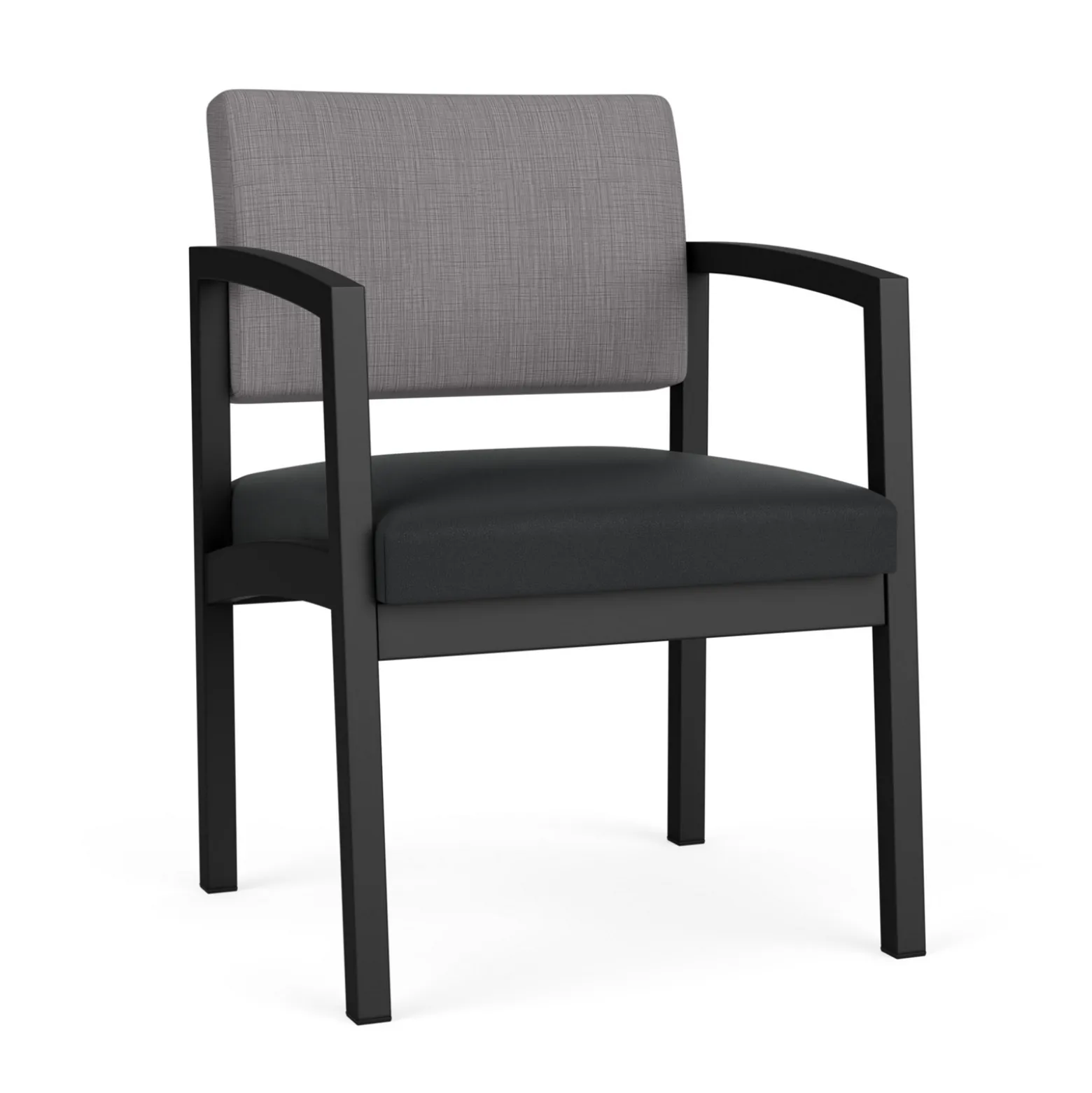 New Castle Steel Guest Chair with Designer Upholstery